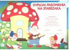 Zdjęcie Panon Dyplom Pasowania Na Starszaka A4 - Wielichowo