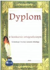 Zdjęcie Panon Dyplom Konkurs Ortograficzny A4 - Wielichowo