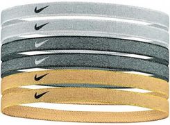 Zdjęcie Opaski Na Głowę Nike Headbands 6 Szt. Srebrno-Złoto-Czarne N1002008097Os - Bydgoszcz