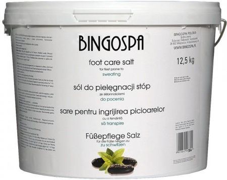 BINGOSPA Sól Do Stóp Ze Skłonnościami Do Pocenia 12,5 kg