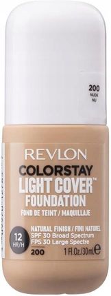 Revlon Colorstay Light Cover Spf30 Lekki Podkład Nawilżający 200 Nude 30 ml