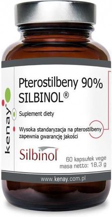Kenay Pterostilbeny 90% Silbinol 60kaps.