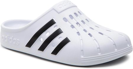 Klapki adidas - adilette Clog FY8970 Cloud White/Core Black/Cloud White