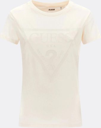 Damski t-shirt z nadrukiem GUESS ADELE SS CN TEE