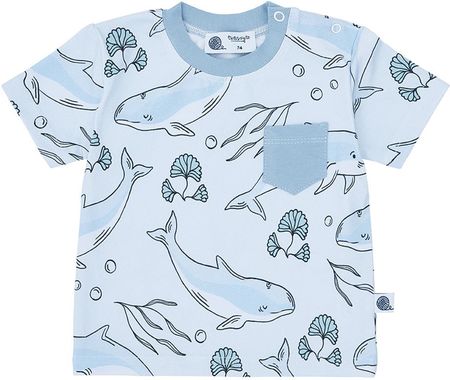 Tuszyte T-Shirt Niemowlęcy Błękitny Morświny