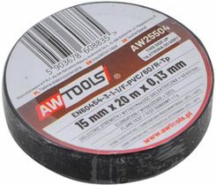 Awtools Taśma Izolacyjna 15mmx20m Czarna Aw25504