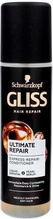 Schwarzkopf Gliss Kur Ultimate Repair Odżywka Ekspresowy Spray Do Włosów 200 ml