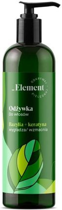Vis Plantis Basil Element Odżywka Wzmacniająca Do Włosów Bazylia+Keratyna 300 ml