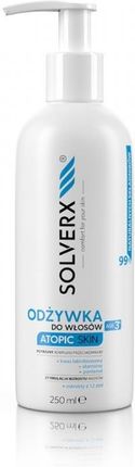 Solverx Atopic Skin Odżywka Do Włosów Słabych i Wypadających i Atopowej Skóry Głowy 250 ml