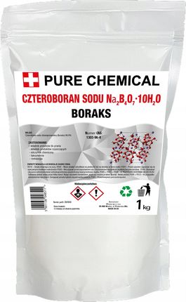 Pure Chemicals Boraks Czysty Borax Czteroboran Sodu 1Kg