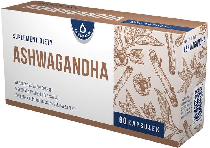 Ashwagandha, 60 kapsułek Opinie i ceny na Ceneo.pl