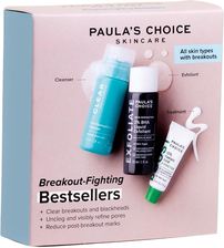 Paulas Choice Trial Kit Acne-Prone Bestseller Trio Zestaw Płyn Złuszczający Z 2% Kwasem Salicylowym 30 Ml + Serum Wygładzające 5 Żel Oczyszczają
