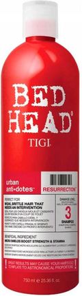 Tigi Bed Head Urban Antidotes Resurrection szampon do włosów słabych, zniszczonych (Shampoo) 750ml