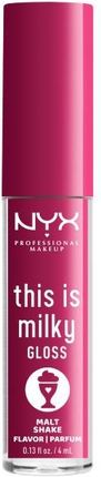NYX Professional Makeup This Is Mliky Gloss Błyszczyk Malt Shake 4 ml