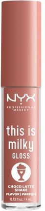 NYX Professional Makeup This Is Mliky Gloss Błyszczyk Choco Latte Shake 4 ml