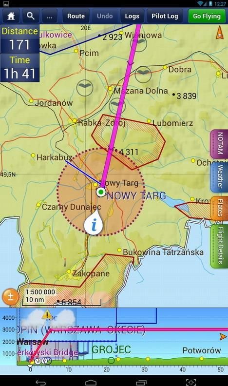 Nawigacja lotnicza SkyDemon - zdjęcie 5 Nawigacja lotnicza SkyDemon