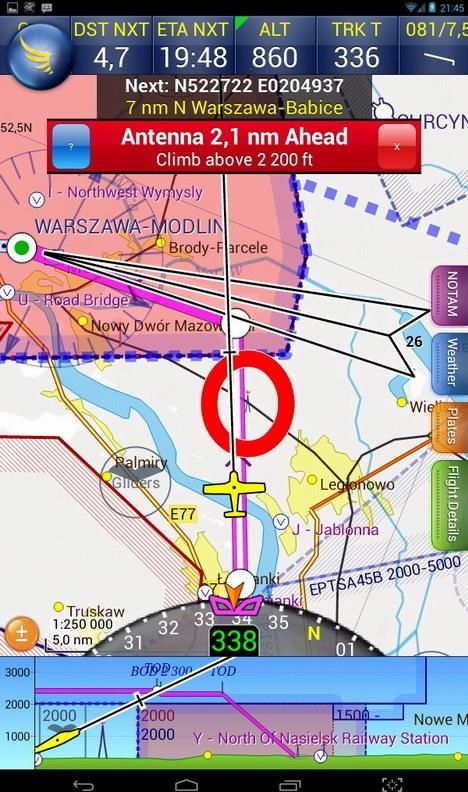  Nawigacja lotnicza SkyDemon recenzja - zdjęcie 8