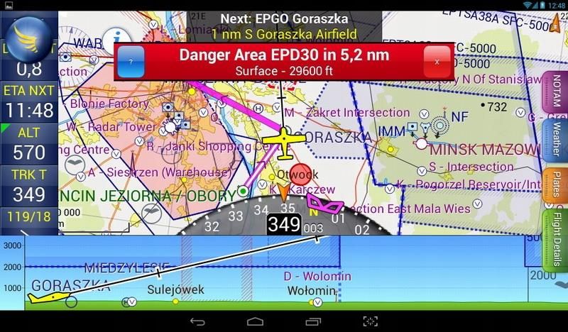 Nawigacja lotnicza SkyDemon - zdjęcie 8 Nawigacja lotnicza SkyDemon