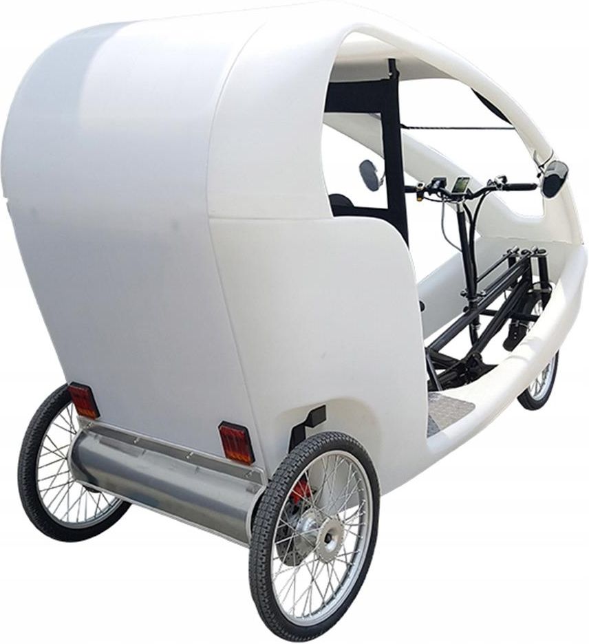 Pojazd elektryczny riksza VELEX trike TAXI - zdjęcie 4 Pojazd elektryczny riksza VELEX trike TAXI