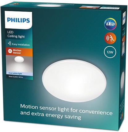 Philips SHAN 4000k plafon LED Z CZUJNIKIEM RUCHU (8718699680558)