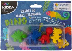 Zdjęcie Derform Kredki Do Nauki Rysowania Dinozaury 4Szt. Kidea - Dąbrowa Tarnowska
