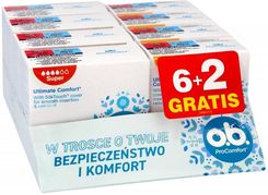 Zdjęcie Johnson O.B.Procomfort Ultimate Super + Normal Komfortowe 8szt. (6+2Gratis) - Łosice