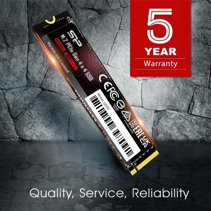 PPP pp-「p」4枚 Dysk SSD Silicon Power Ud90 1Tb M.2 Pcie Gen4X4 Nvme 1.4