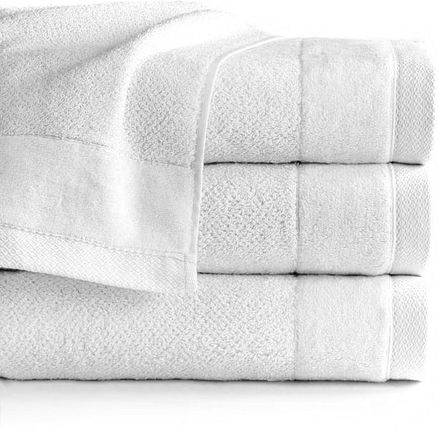 Detexpol Ręcznik Vito 100X150 Biały Frotte Bawełniany 550 G M2 65504