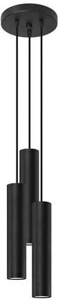 Lumes Czarna lampa wisząca tuba nad wyspę - S755-Lagor (E24130SL1079SL1079)