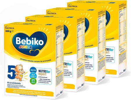 Bebiko Junior 5 odżywcza formuła na bazie mleka dla przedszkolaka 4x600g