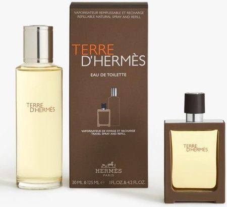 Hermes Zestaw Terre D'Hermes Woda Toaletowa 30 ml + Uzupełnienie 125 ml