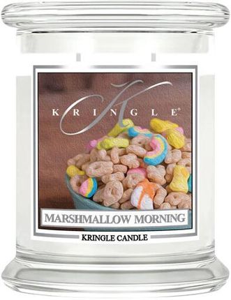 Kringle Candle Świeca Zapachowa W Szkle Z 2 Knotami Marshmallow Morning 411 G 7542901498925