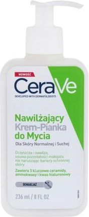 Cerave Facial Cleansers Hydrating Creamtofoam W Krem Oczyszczający 236Ml