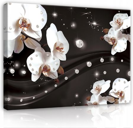 Consalnet Obraz Orchidea Kwiaty Diamenty Do Sypialni 100X70 16577800