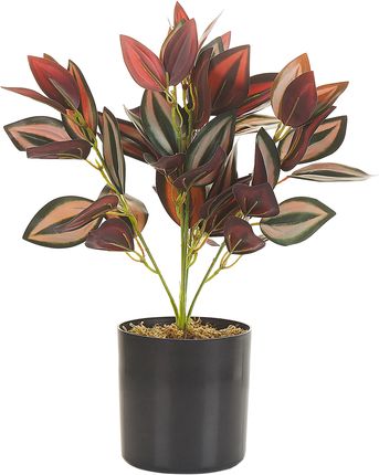 Beliani Sztuczna Roślina Dekoracyjna Doniczkowa Materiał Syntetyczny 35 Cm Tradescantia 316032