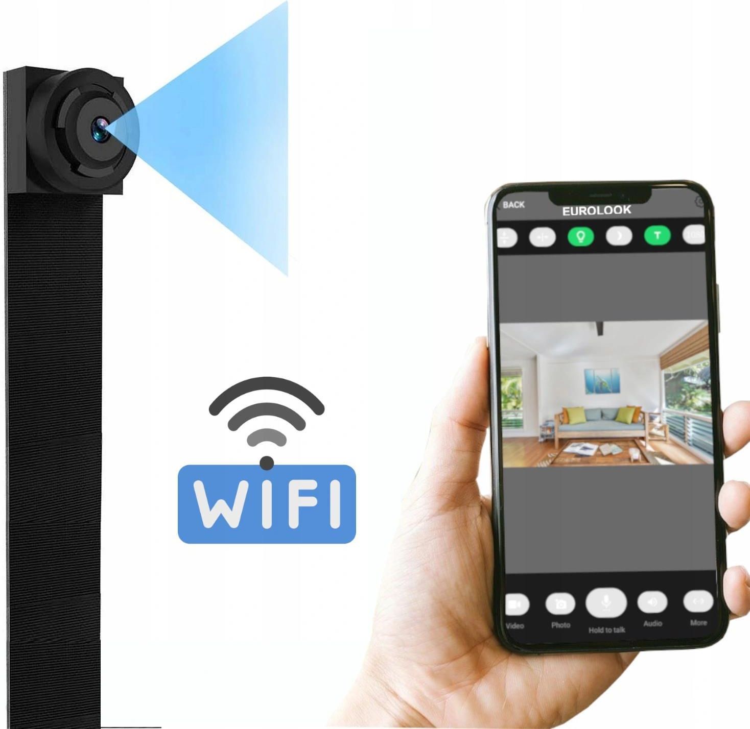 kamera szpiegowska Ip Wi-Fi 4K