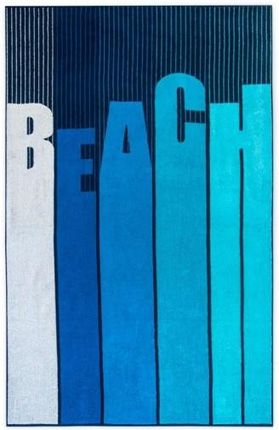 Zwoltex Ręcznik Plażowy Beach Granatowy Rozmiar 100X160 Cm 16334