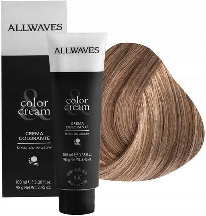 Allwaves Farba Do Włosów 100Ml - (8.3) Jasny Złocisty Blond