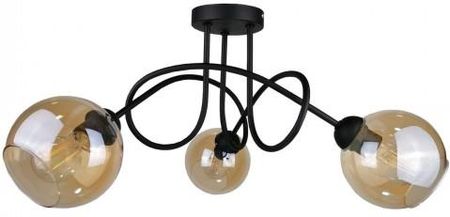 Keter Lighting Venus lampa sufitowa 3-punktowa czarna 1975 (1975K)