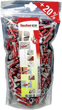 Fischer Kołek Duopower 6 Bigpack 536382