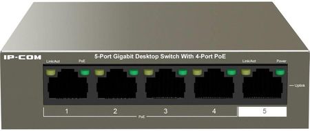 Ip-Com Networks Switch G1105P-4-63W V1.0, 5 Portów, 10 / 100 1000 Mbit/S, Funkcja Poe (G1105P463WV10)
