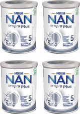 NESTLE NAN OPTIPRO Plus 5 Produkt na bazie mleka dla małych dzieci 4x800g