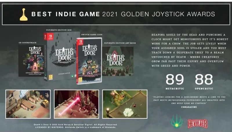 Gra Nintendo Switch Death's Door Ultimate Edition (Gra NS