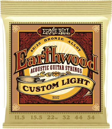 Ernie Ball Earthwood 80/20 Bronzestrings Custom Light