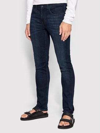 7 For All Mankind Jeansy Luxe Performance Plus JSMSA230IP Granatowy Slim Fit
