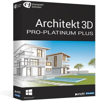 Avanquest Architect 3D 20 Pro Platinum Plus Windows (PS11872)