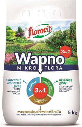 Wapno Mikroflora 3W1 5Kg Florovit