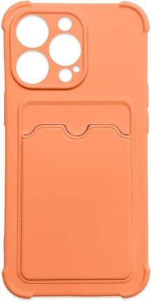 Card Armor Case etui pokrowiec do iPhone 11 Pro portfel na kartę silikonowe pancerne etui Air Bag pomarańczowy (9145576235089)