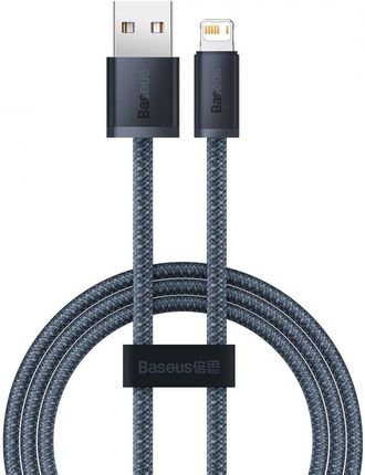 Baseus kabel do iPhone USB - Lightning 1m, 2,4A szary (CALD000416) (6932172605872)