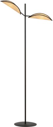 Emibig lampa stojąca Vene LP2 2xE14 czarno/naturalna 150cm 1160/LP2, (1160LP2)